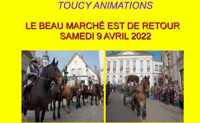 entête affiche beau marché