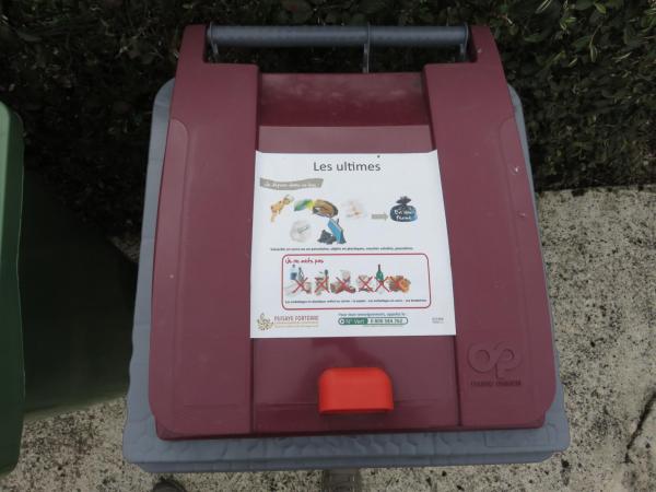poubelle ordures ménagères